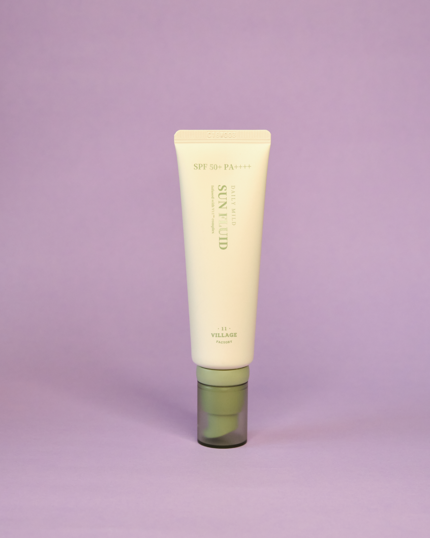 VILLAGE 11 FACTORY Daily Mild Sun Fluid SPF 50+ PA++++