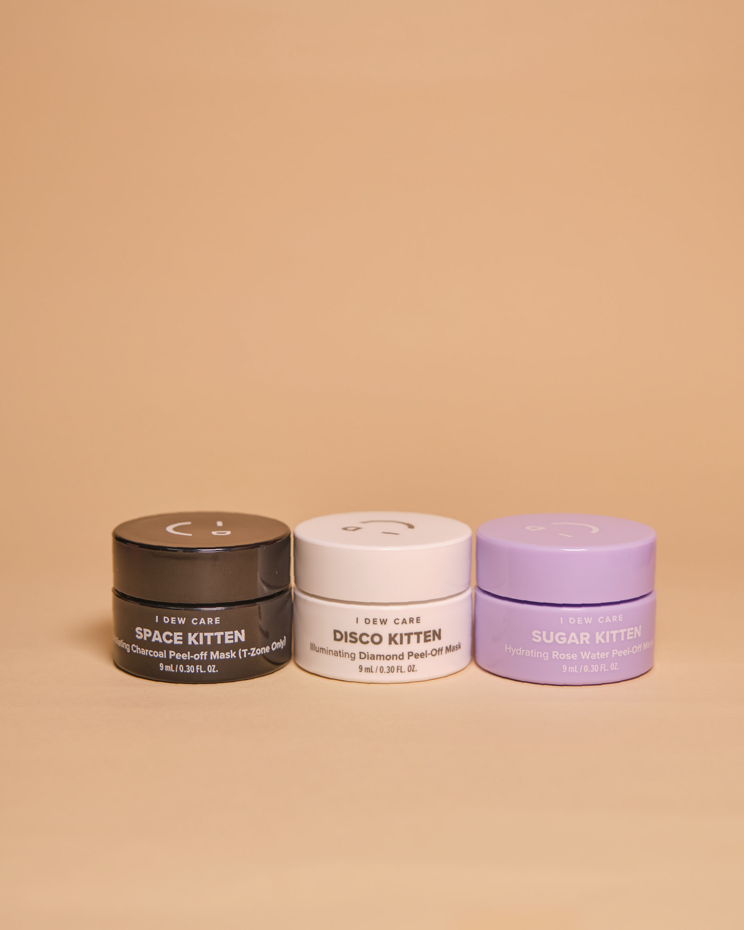 I DEW CARE Mini Meow Trio 3 Mini Chrome Masks
