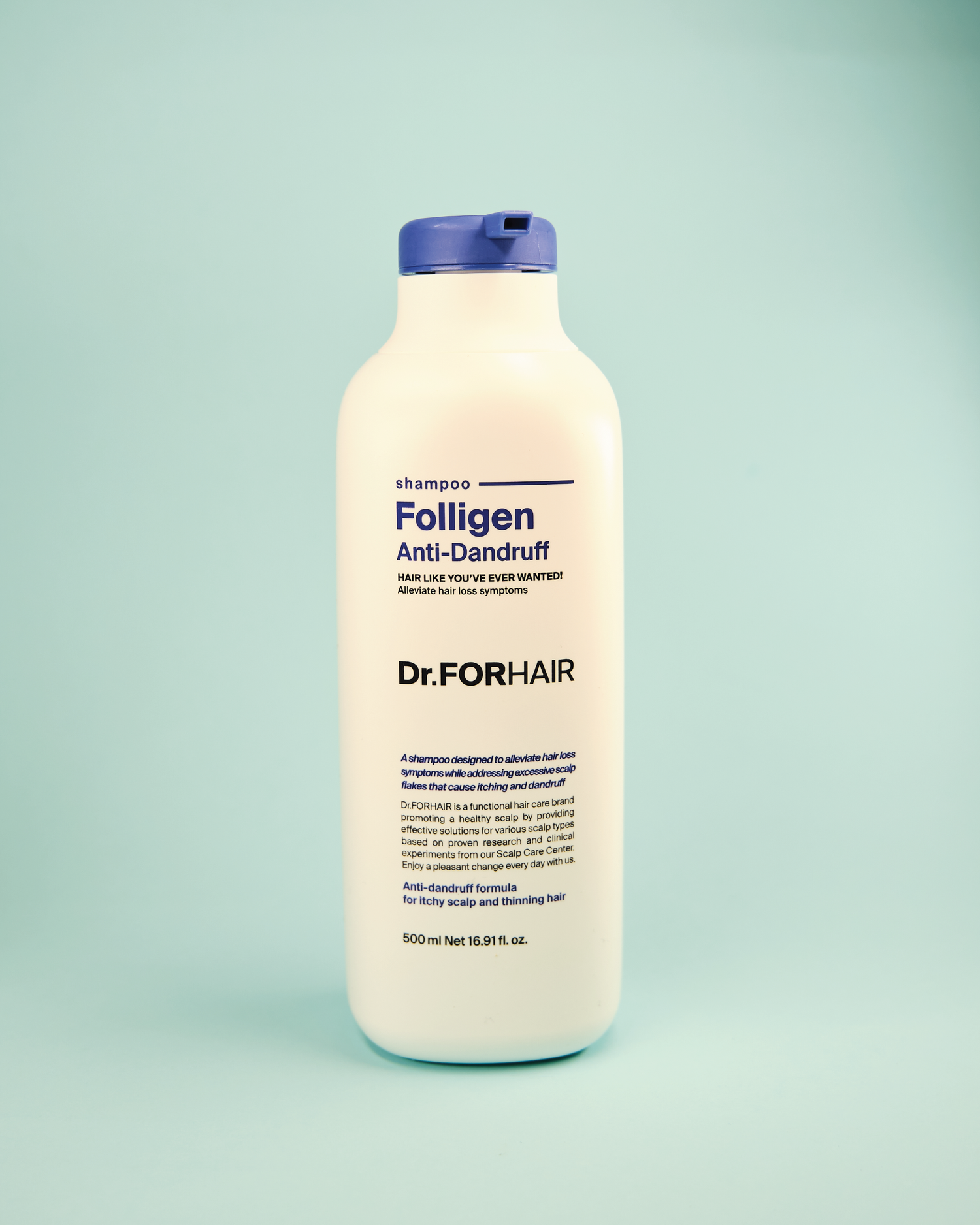 Shampo koreane kundër zbokthit Dr.FORHAIR Folligen Anti-Dandruff Shampoo
