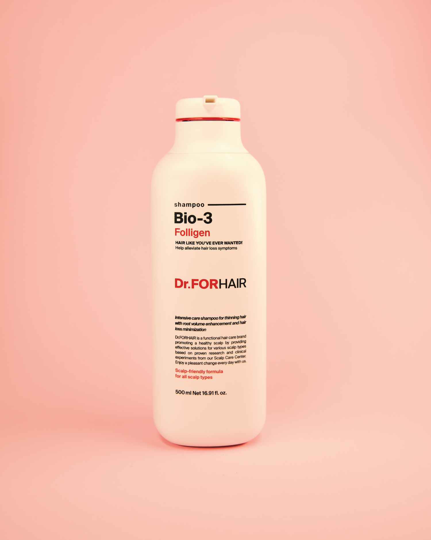 Shampo kundër rënies së flokëve Dr.FORHAIR Folligen Plus koreane, formulë intensive