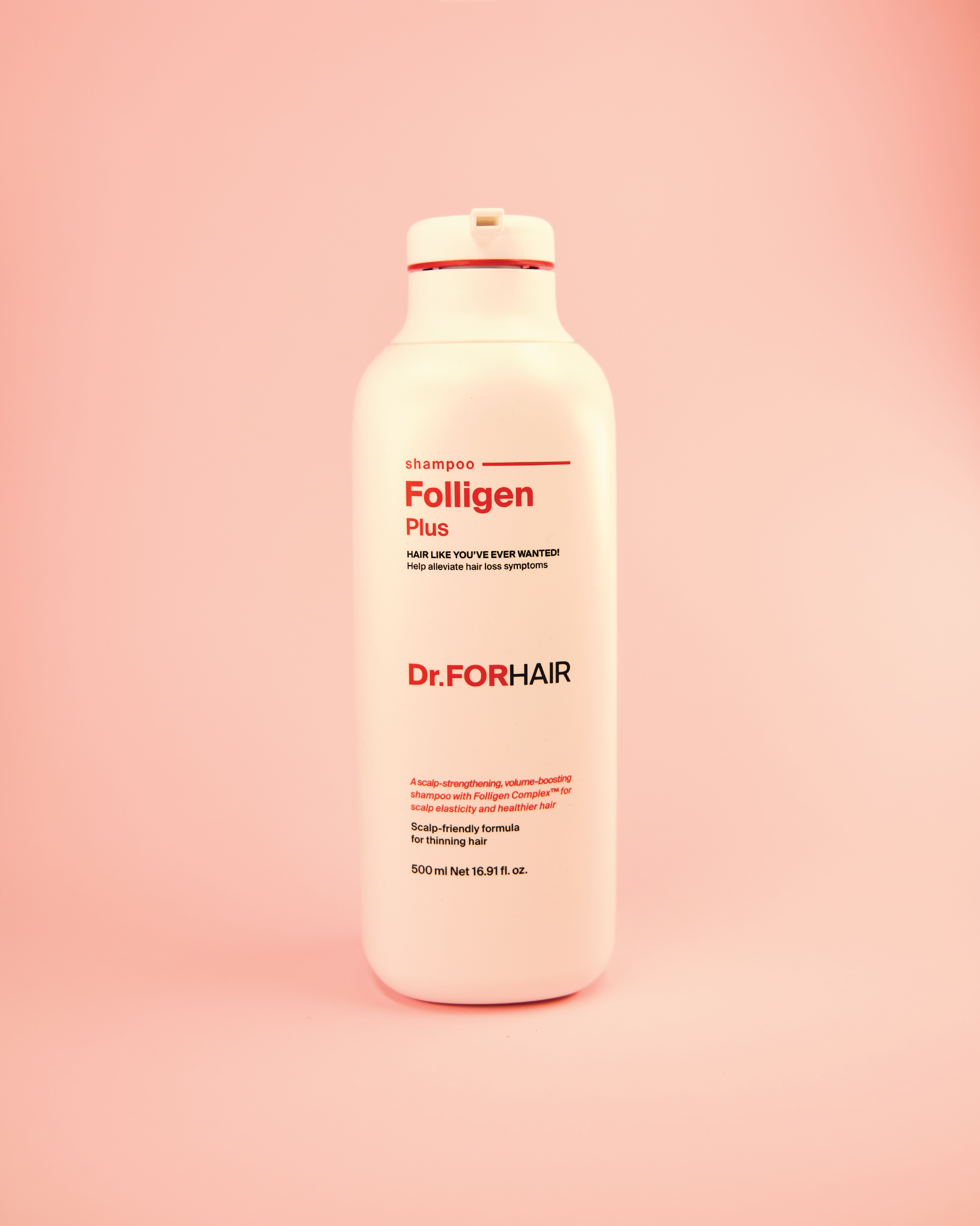 Shampo kundër rënies së flokëve Dr.FORHAIR Folligen Plus koreane, formulë intensive