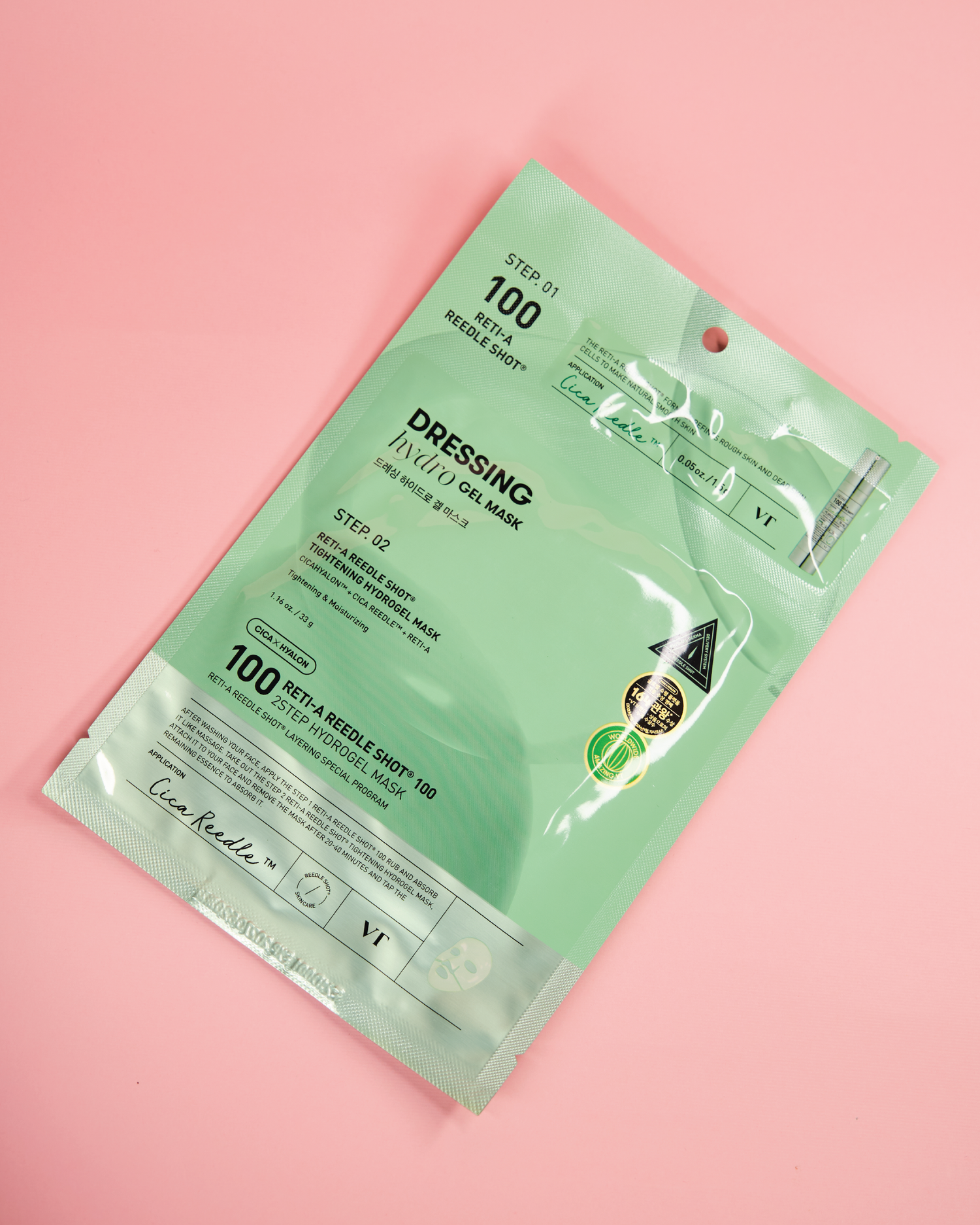 VT COSMETICS Reti-A Reedle Shot Tightening Hydro Gel Mask (2step)