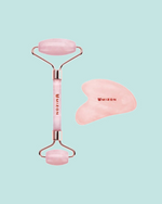 MIZON Facial Massage Roller and Gua-Sha Set