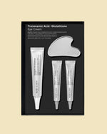 MARY & MAY Tranexamic Acid + Glutathione Eye Cream Kit Set + Gua-Sha