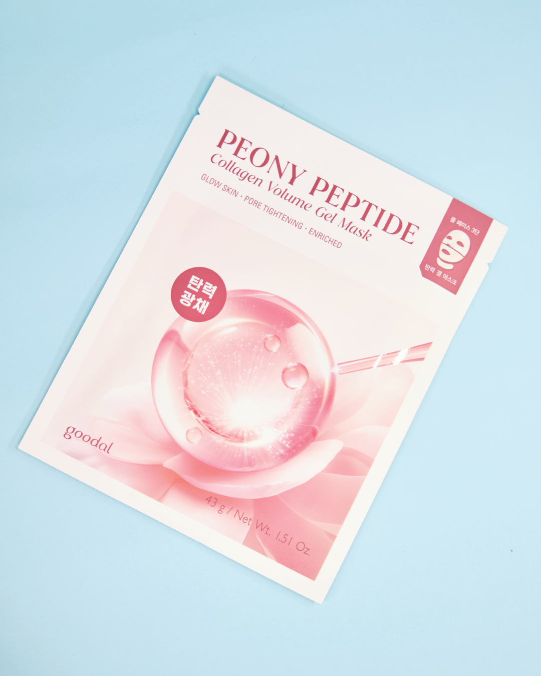 GOODAL Peony Peptide Collagen Gel Mask (1pc.)