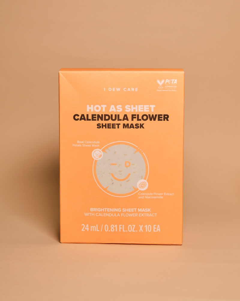 I DEW CARE Hot As Sheet Calendula Flower Sheet Mask (1.pc)