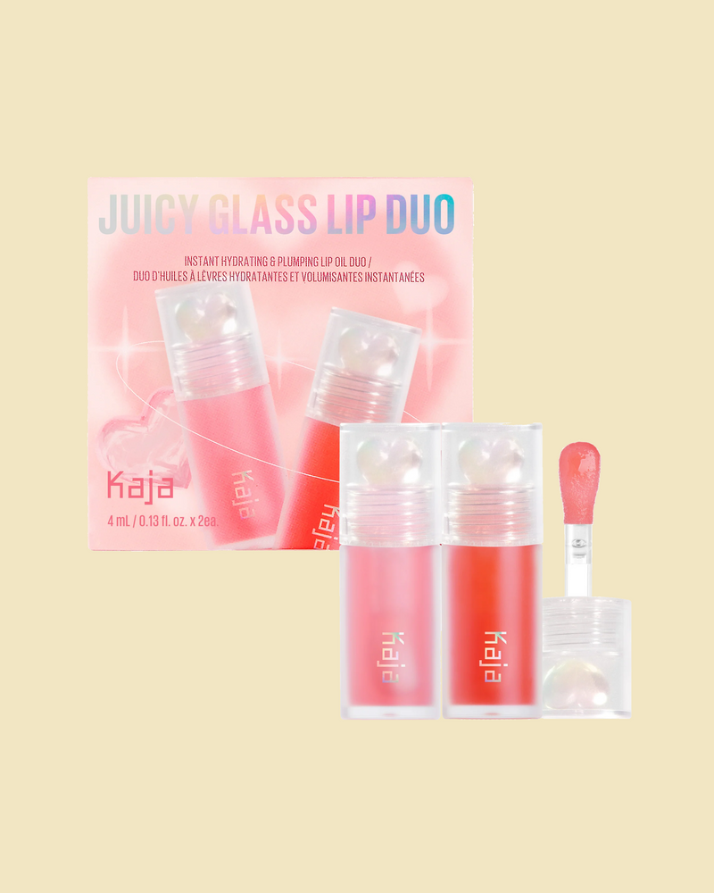 KAJA Juicy Glass Instant Hydrating & Plumping Lip Oil Duo