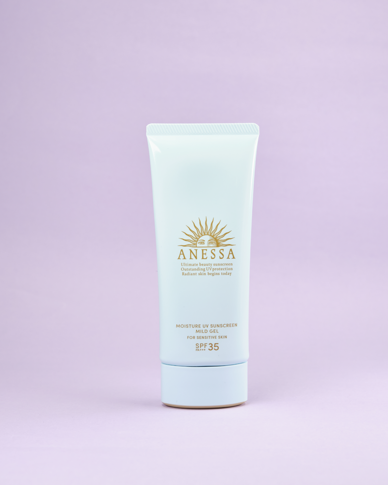 SHISEIDO ANESSA Moisture UV Sunscreen Mild Gel For Sensitive Skin SPF 35 PA++++