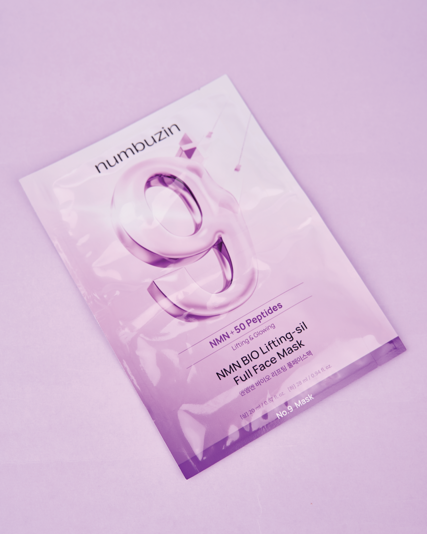 NUMBUZIN No. 9 NAD+ Bio Lifting-sil Essence + Full Face Mask Set