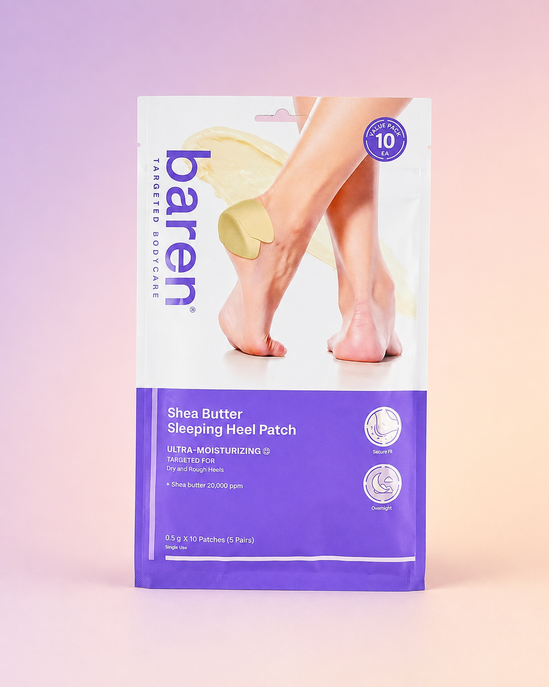 BAREN Shea Butter Sleeping Heel Patch