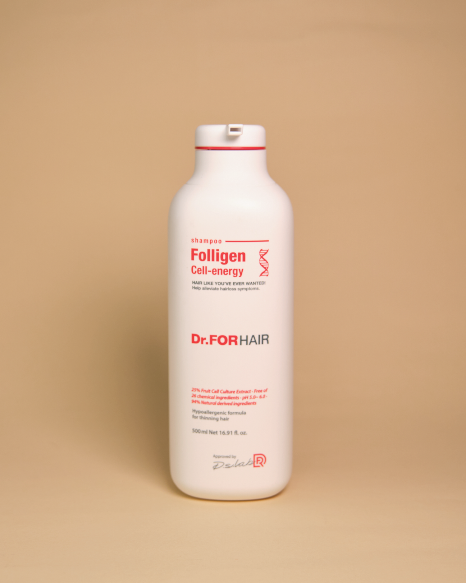 Shampo Dr.FORHAIR Folligen Cell-Energy kundër rënies së flokëve, shampo koreane