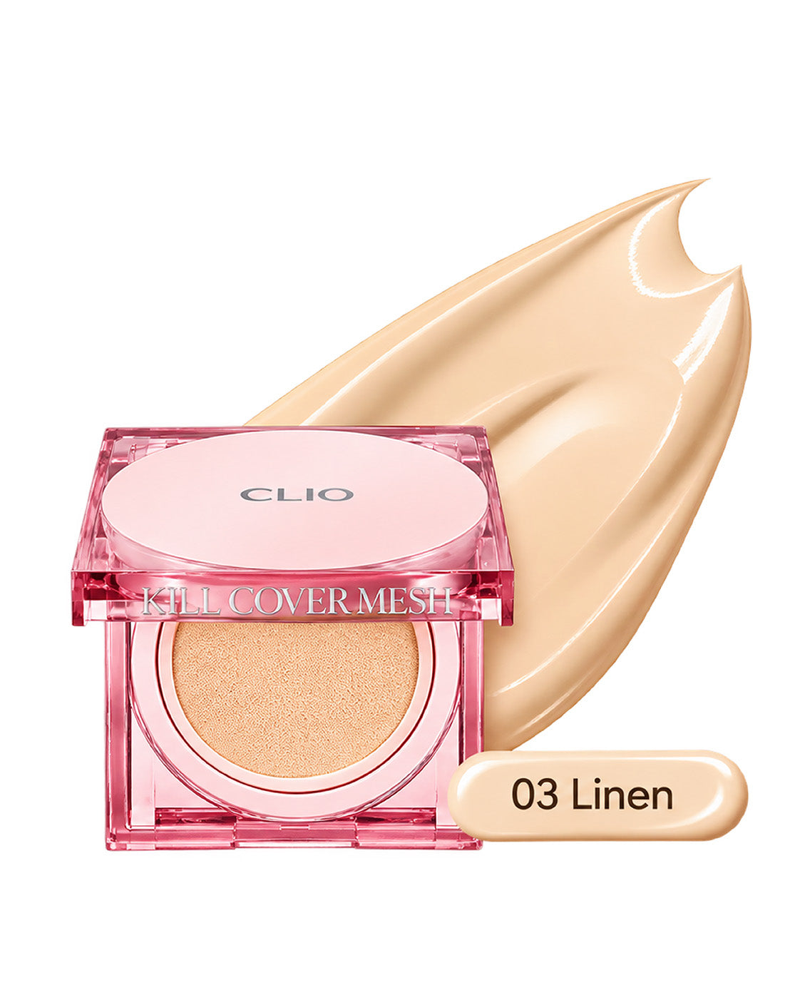 CLIO Kill Cover Mesh Glow Cushion Foundation SPF50+ PA++++.