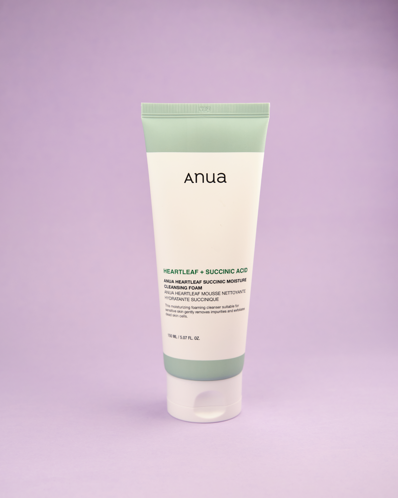 ANUA  Heartleaf Succinic Moisture Cleansing Foam