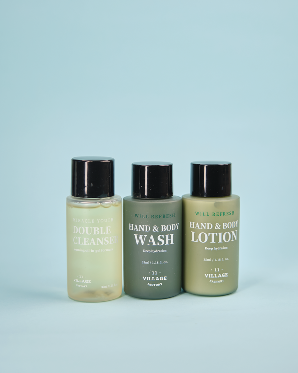 VILLAGE 11 FACTORY Will Refresh Travel Essential Trio