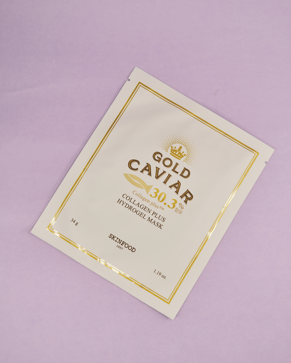 SKINFOOD Gold Caviar Collagen Plus Hydrogel Mask