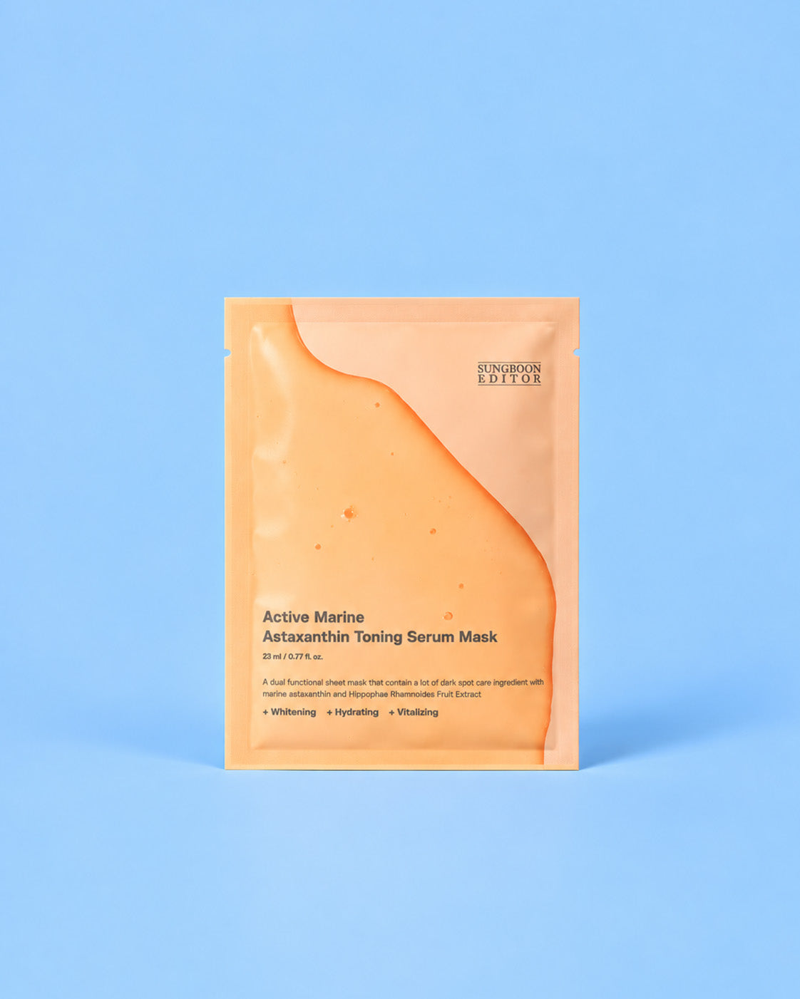 SUNGBOON EDITOR Active Marine Astaxanthin Toning Serum Mask