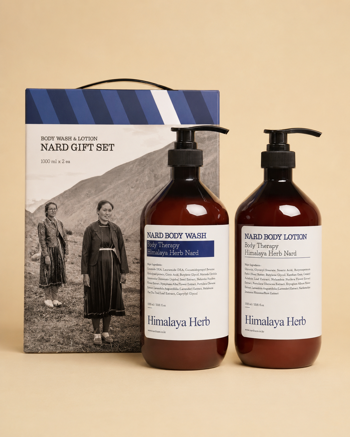 NARD Body Wash & Lotion Lavander Musk Gift Set