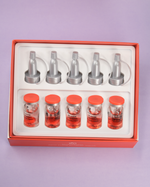 mazh i ampulës/serumit të fytyrës MADECA DERMA Hydra Boosting Microbiome Ampoule (7ml/shishe). Ampula nxit kolagjenin, ndihmon në ngadalësimin e plakjes dhe rikthimin e pamjes rinore me 70% Acid Hialuronik dhe kompleksin Elastic Firming Biome Ball.