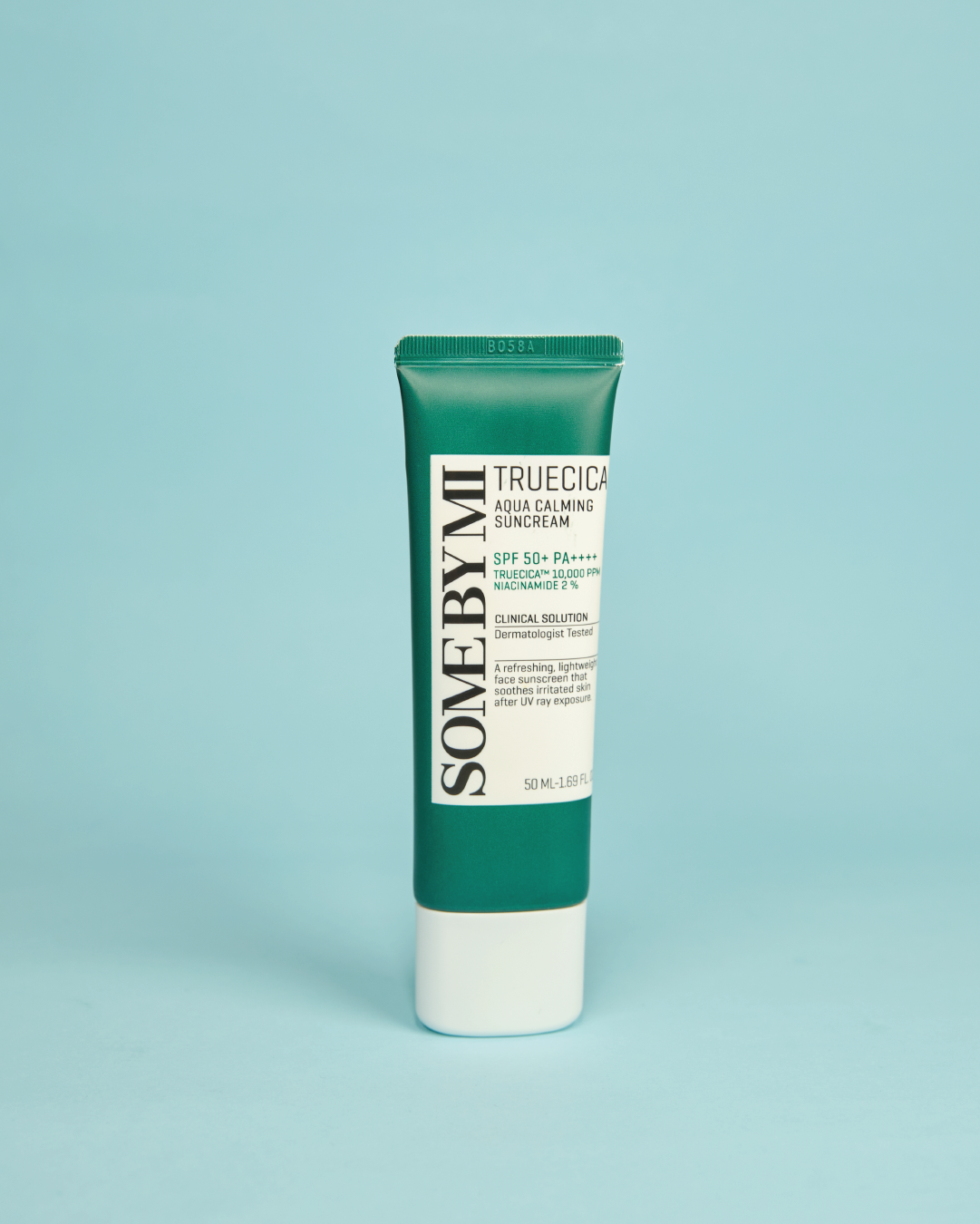 Krem dielli korean SOME BY MI TRUECICA Aqua Calming Suncream SPF 50+, ideal për lëkurë të ndjeshme