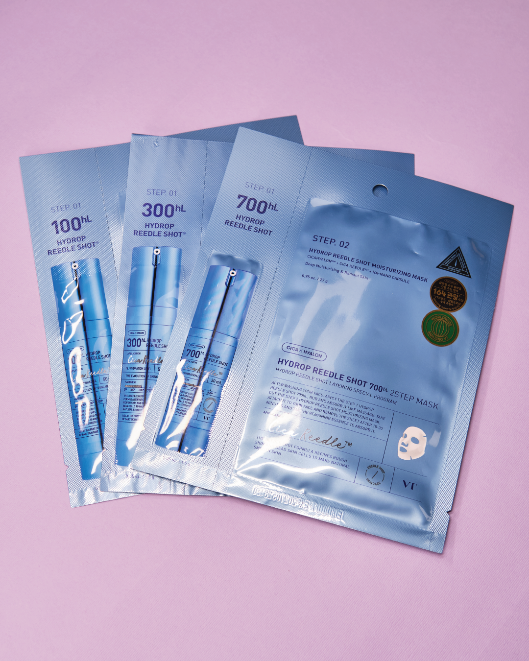 VT COSMETICS Hydrop Reedle Shot Moisturizing Mask 2 Step Mask