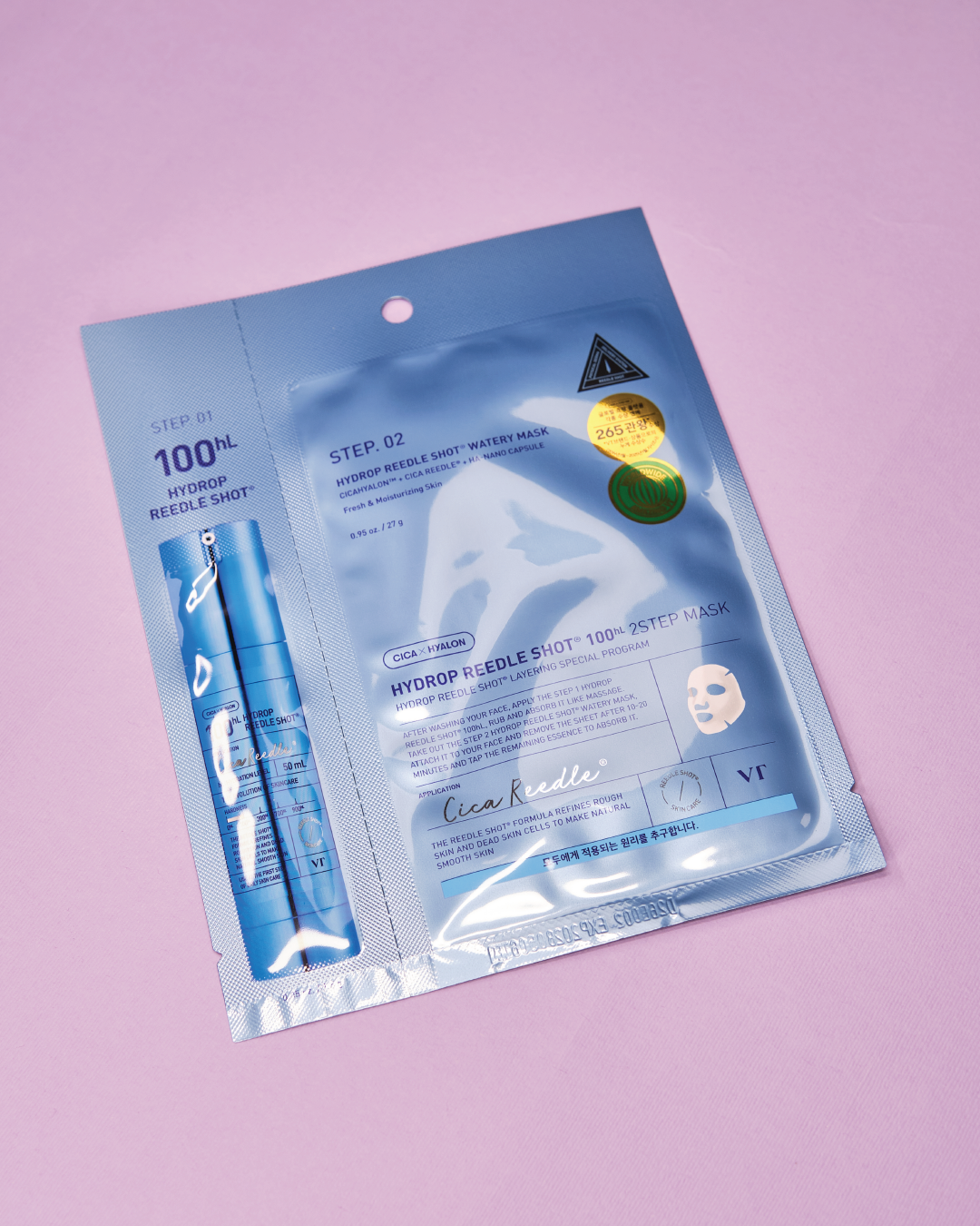 VT COSMETICS Hydrop Reedle Shot Moisturizing Mask 2 Step Mask