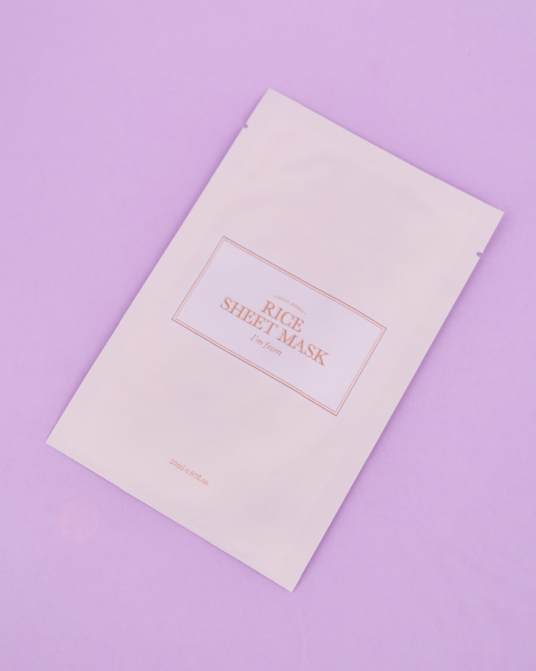 I'M FROM Rice Sheet Mask