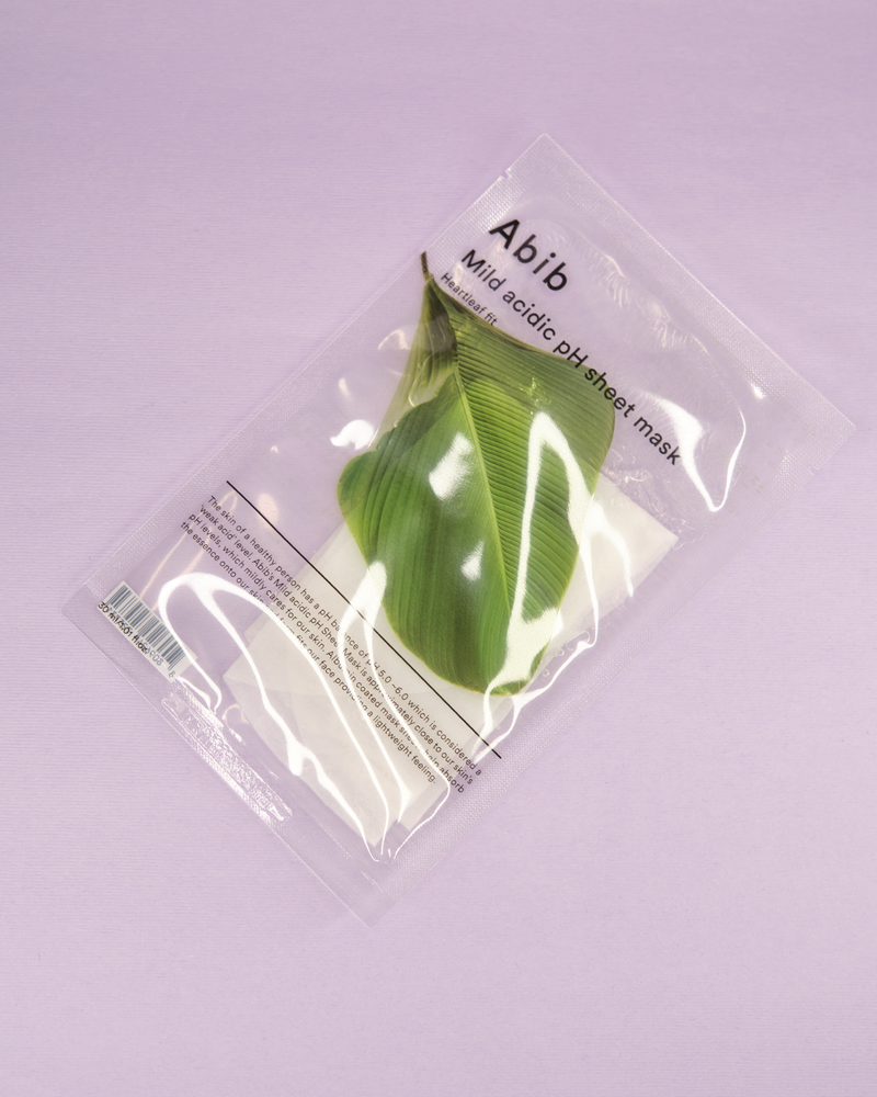 ABIB Mild Acidic pH Sheet Mask Heartleaf Fit