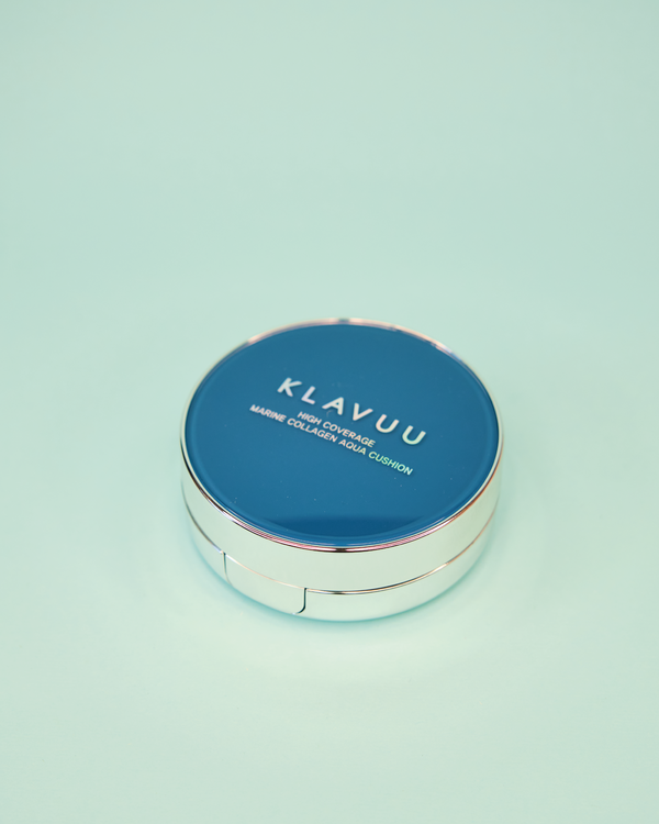 KLAVUU Blue Pearsation High Coverage Marine Collagen Aqua Cushion SPF50+ PA+++