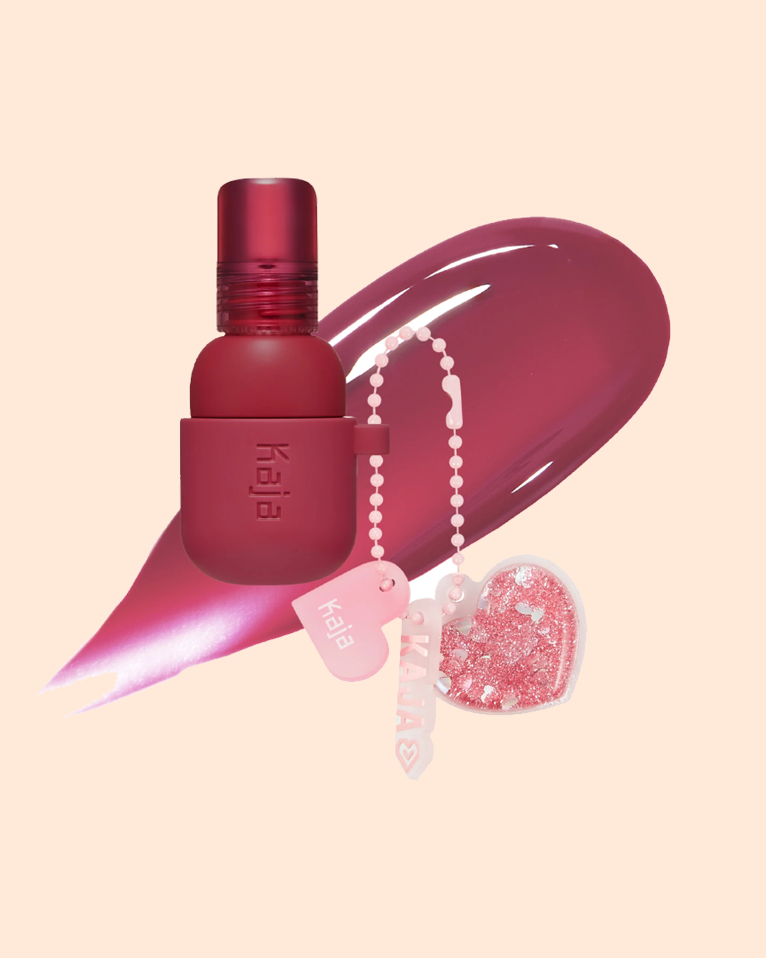 KAJA Jelly Charm Lip & Blush Glazed Keychain Stain