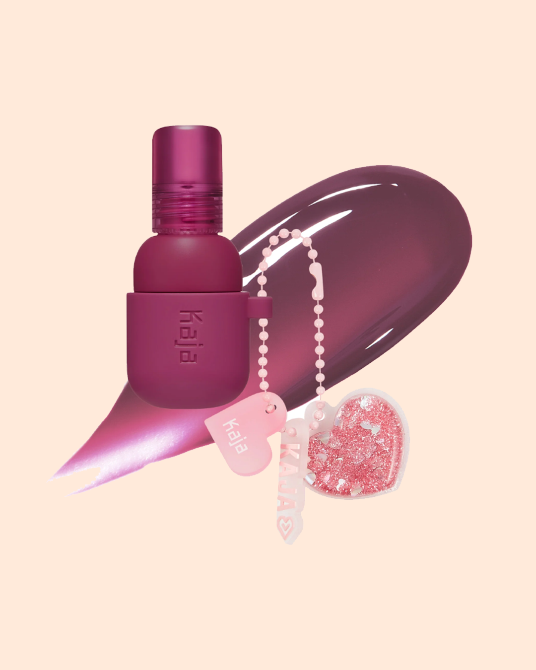 KAJA Jelly Charm Lip & Blush Glazed Keychain Stain