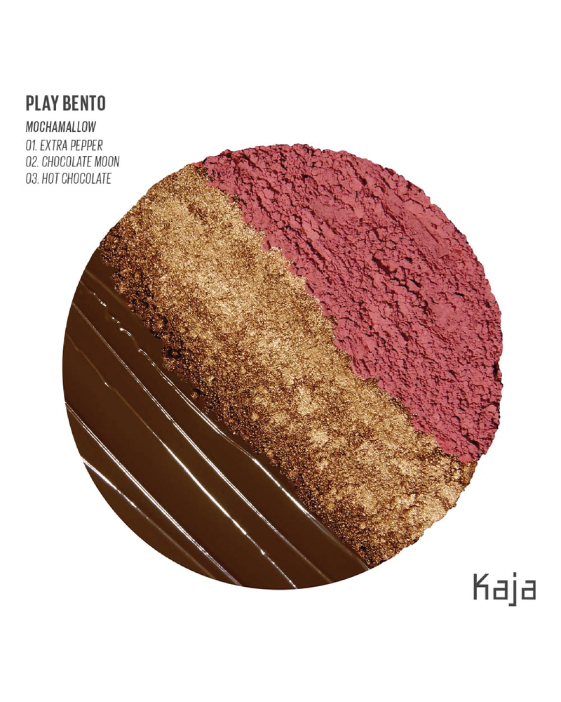 KAJA Play Bento Bronzer, Blush & Highlighter Trio