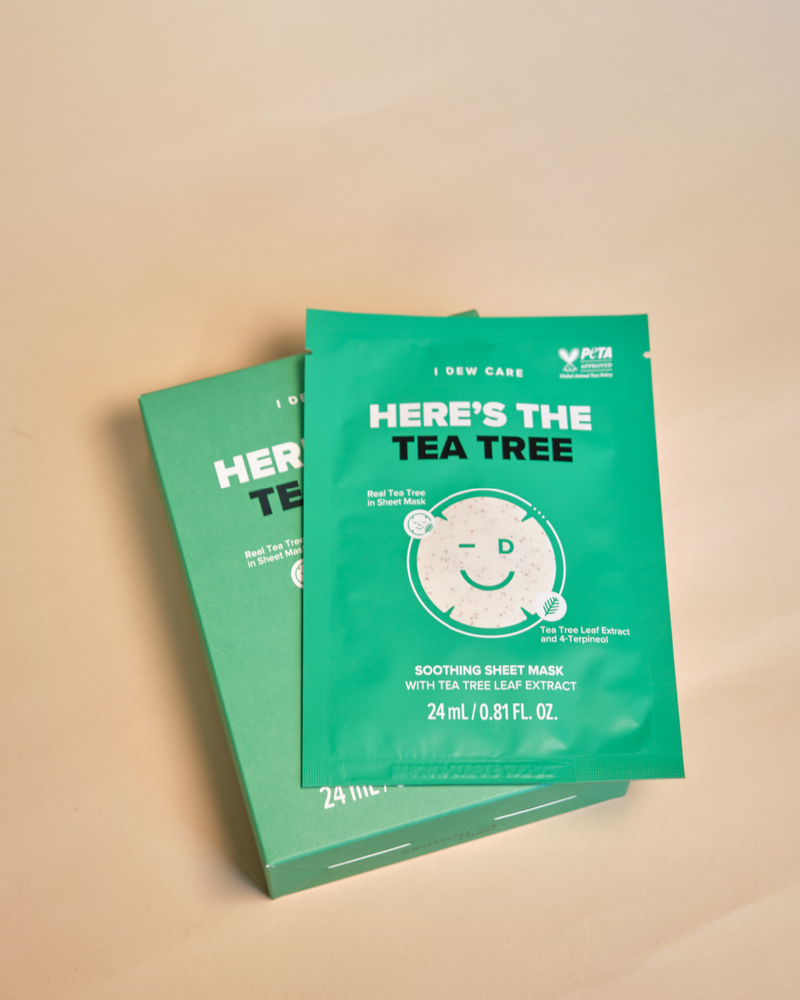 I DEW CARE Here's The Tea Tree Soothing Sheet Mask (1.pc)