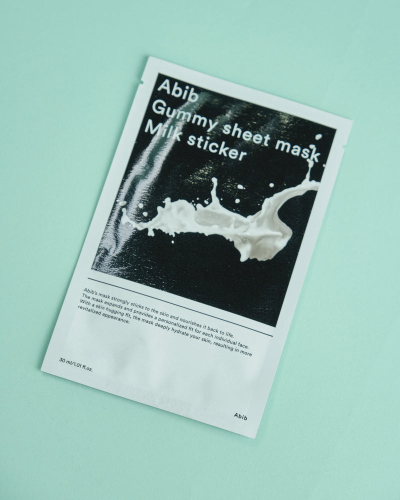ABIB Gummy Sheet Mask Milk Sticker (1pc.)