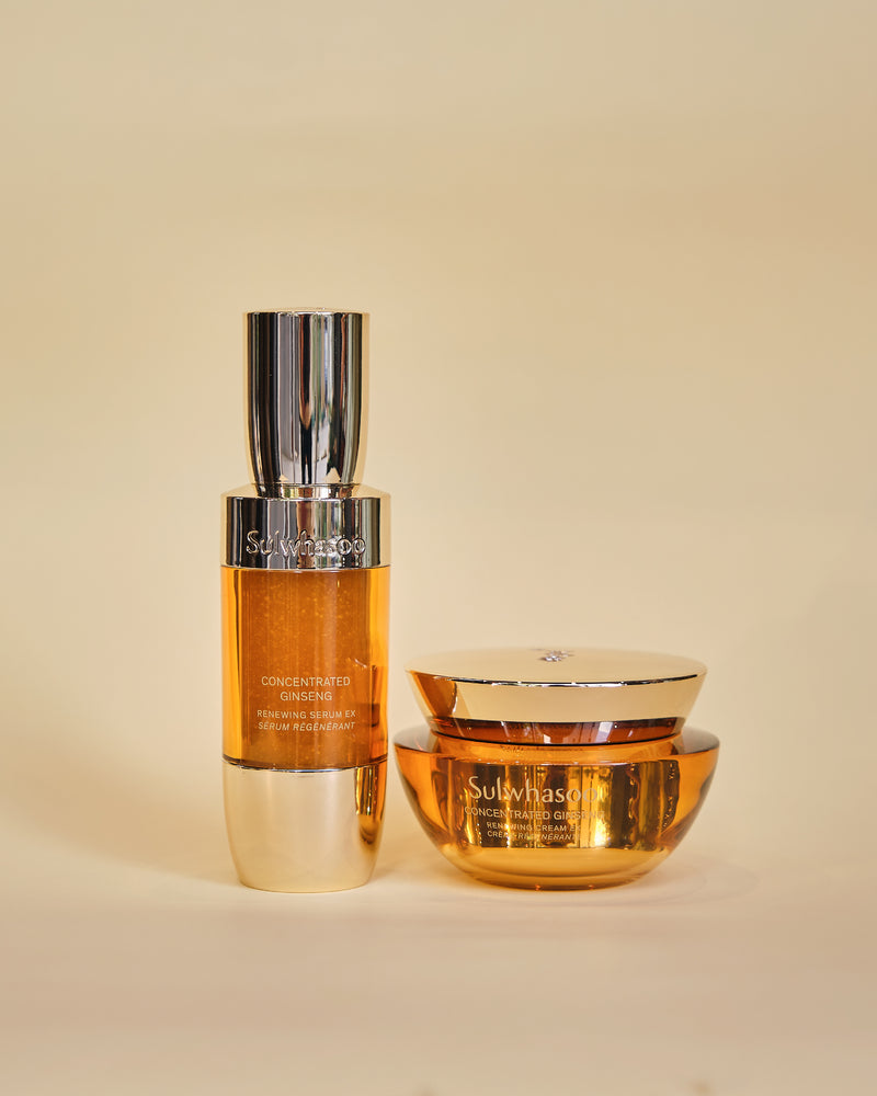 SULWHASOO Concentrated Ginseng Renewing Perfecting Serum & Cream
